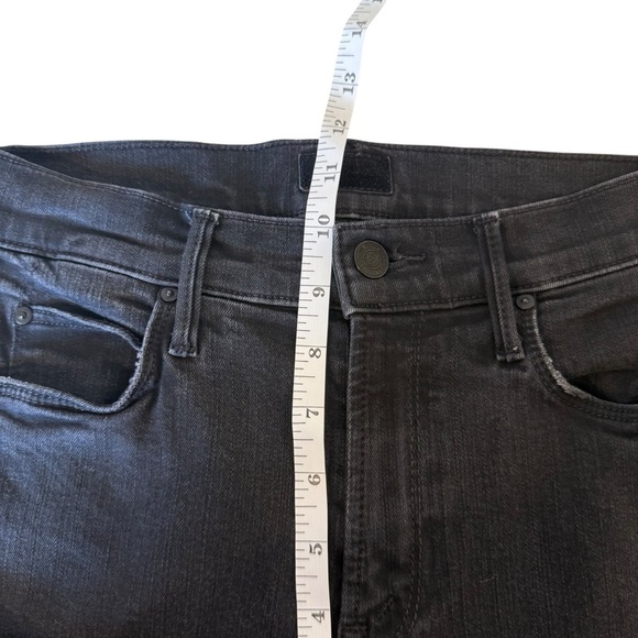 Mother Jeans Womens 25 Black Mid Rise Dazzler Ankle Not Guilty Straight Leg USA - Picture 8 of 13